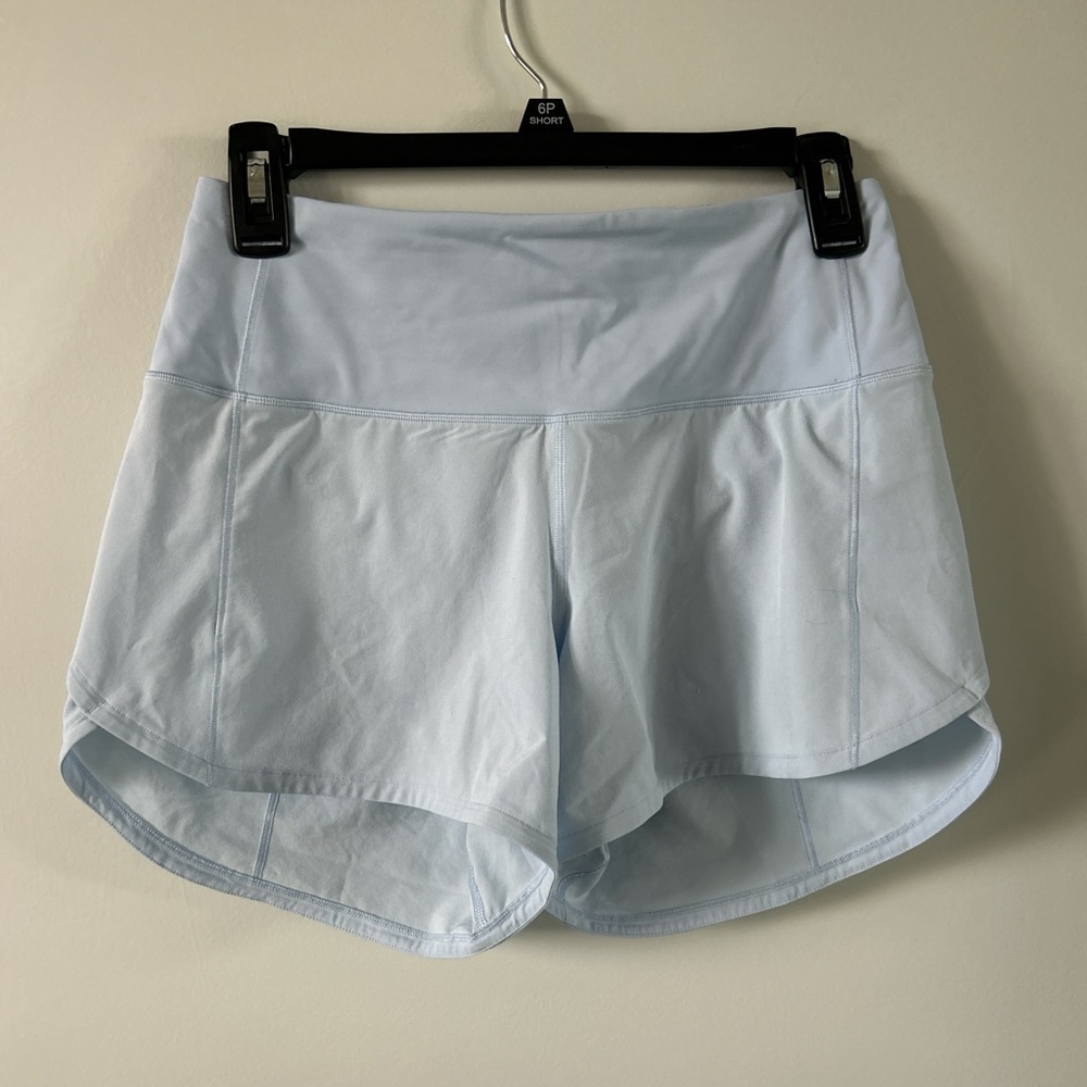 Lululemon Athletica Women's Athletic Shorts in Light Blue